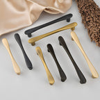 Modern Twisted Brass Cupboard Handles