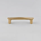 Modern Twisted Brass Cupboard Handles