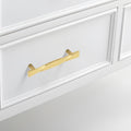 Modern Twisted T-Bar Drawer Handles
