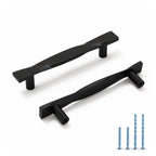 Modern Twisted T-Bar Drawer Handles