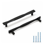 Modern Twisted T-Bar Drawer Handles