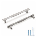 Modern Twisted T-Bar Drawer Handles