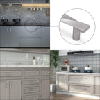 Modern Twisted T-Bar Drawer Handles