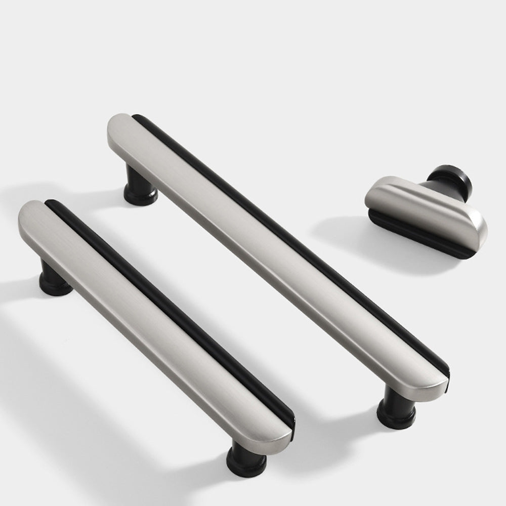 Modern Two-Tone Cabinet Handles & T-Knobs
