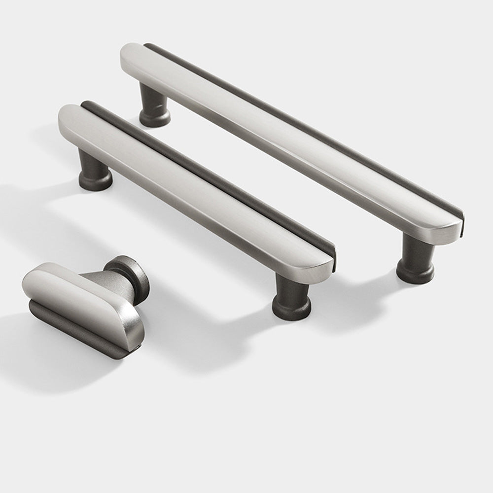 Modern Two-Tone Cabinet Handles & T-Knobs