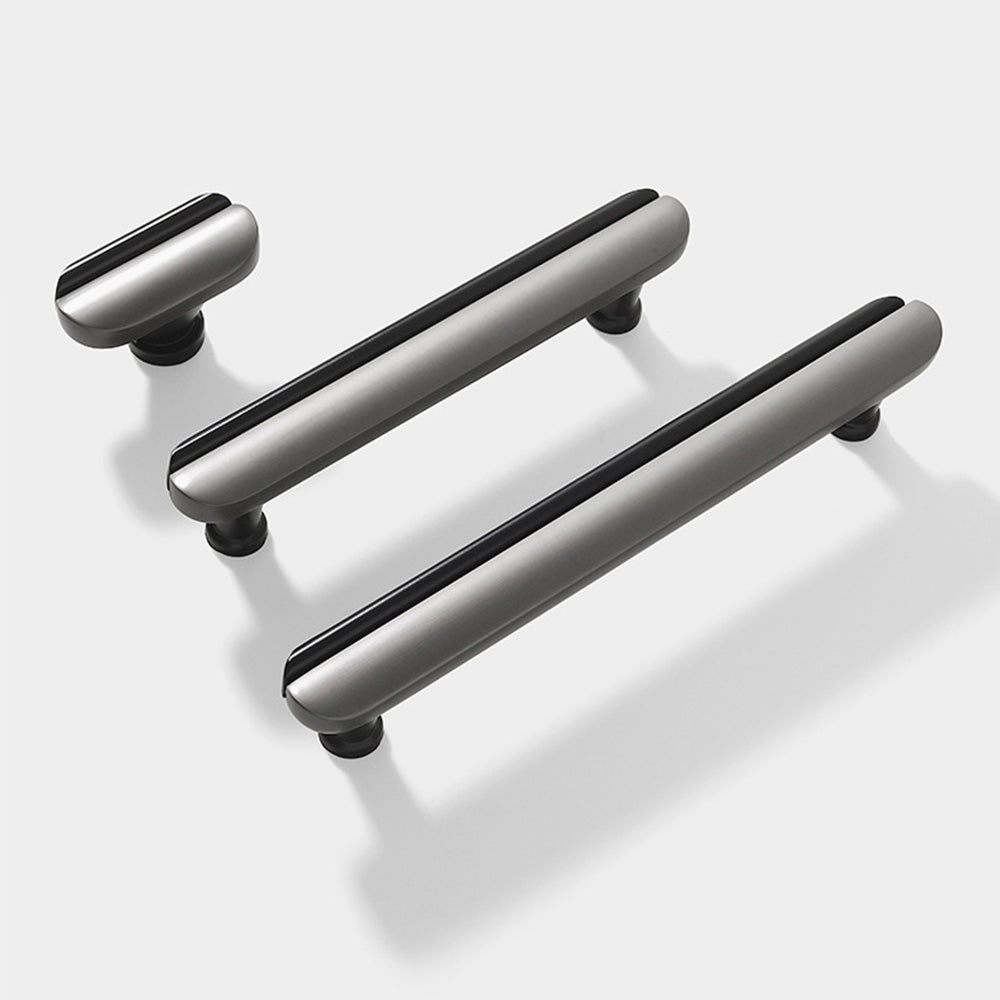 Modern Two-Tone Cabinet Handles & T-Knobs