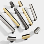 Modern Two-Tone Cabinet Handles & T-Knobs
