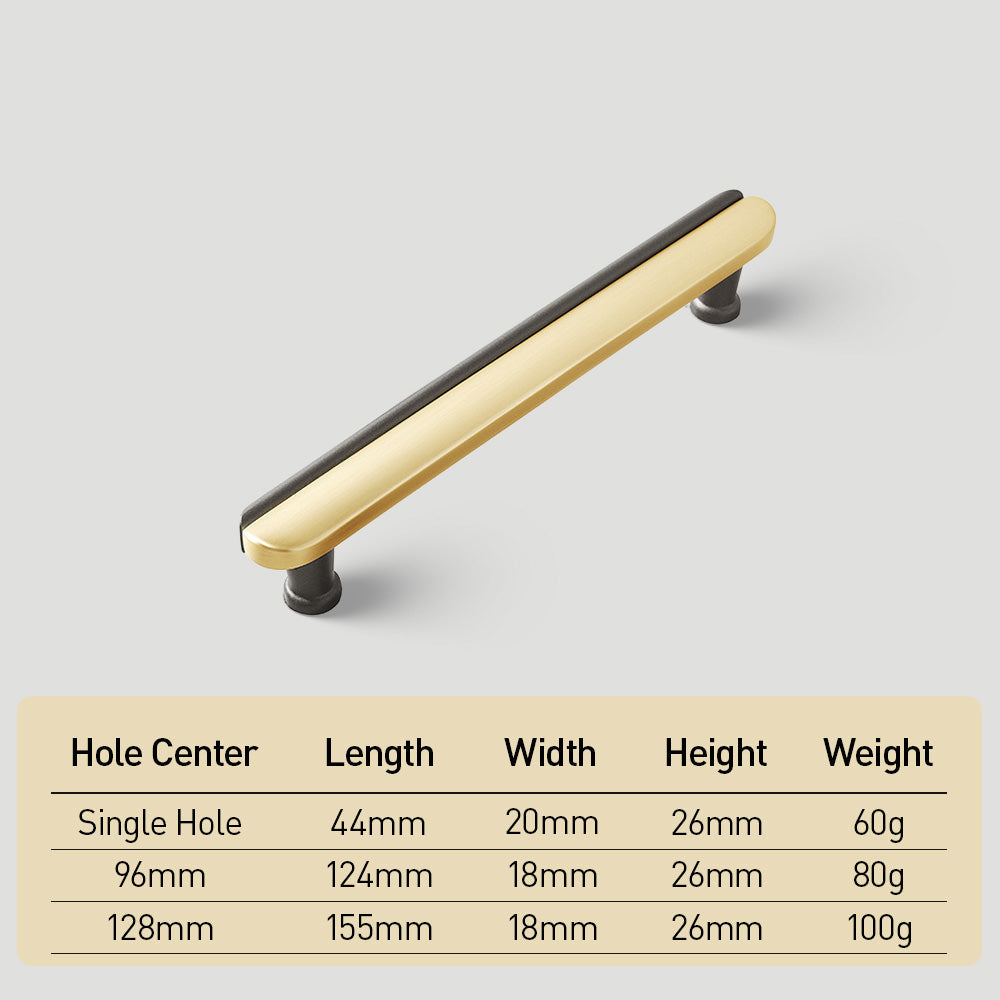 Modern Two-Tone Cabinet Handles & T-Knobs