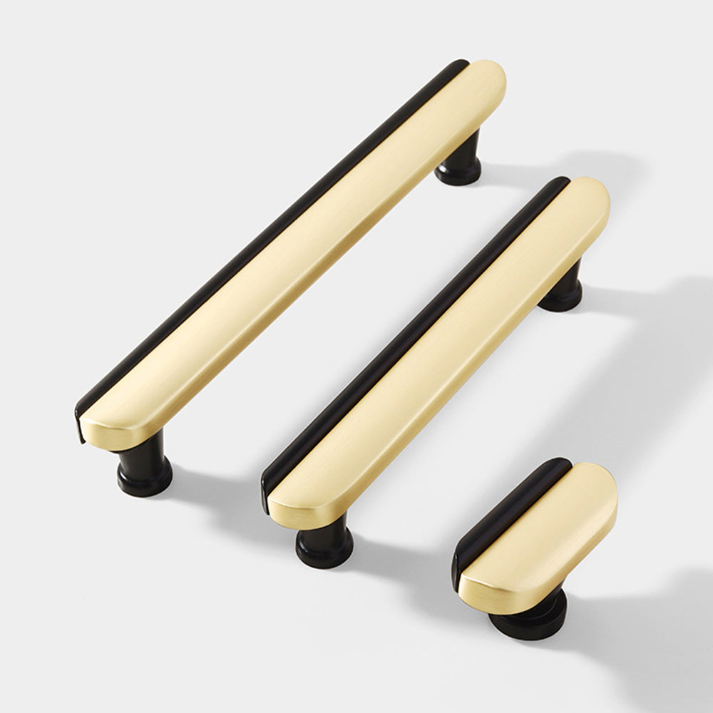 Modern Two-Tone Cabinet Handles & T-Knobs