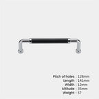 Modern Two-Tone D Cupboard Handles and Knobs