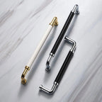 Modern Two-Tone D Cupboard Handles and Knobs