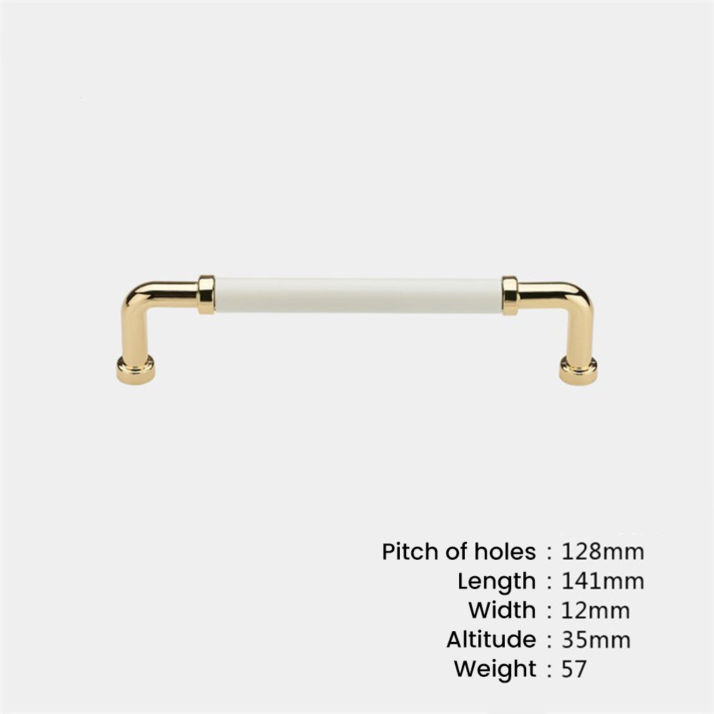 Modern Two-Tone D Cupboard Handles and Knobs