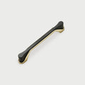 Modern Two-Tone Flared-End D Cupboard Handles and Knobs