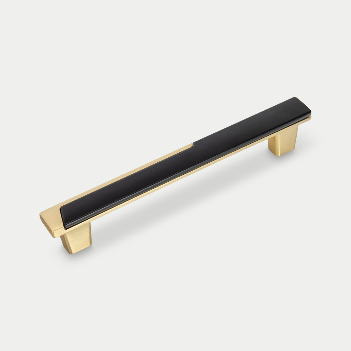 Modern Two-Tone Offset Panel T-Bar Cupboard Handles & Knobs