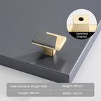 Modern Two-Tone Offset Panel T-Bar Cupboard Handles & Knobs