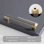 Modern Two-Tone Offset Panel T-Bar Cupboard Handles & Knobs