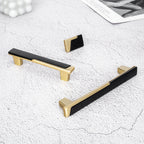 Modern Two-Tone Offset Panel T-Bar Cupboard Handles & Knobs