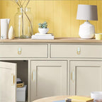 Modern Two-Tone Oval Loop Kitchen Cupboard Handles and Knobs