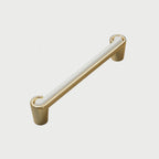 Modern Two-Tone Scroll-End Cupboard Handles and Knobs