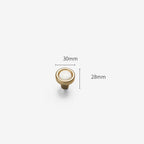 Modern Two-Tone Scroll-End Cupboard Handles and Knobs