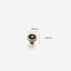 Modern Two-Tone Scroll-End Cupboard Handles and Knobs