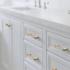 Modern Two-Tone Scroll-End Cupboard Handles and Knobs