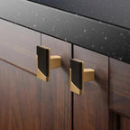 Modern Two-Tone T-Bar Cupboard Handles & Knobs