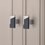 Modern Two-Tone T-Bar Cupboard Handles & Knobs