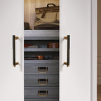 Modern Two-Tone T-Bar Cupboard Handles & Knobs