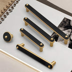 Modern Two-Tone Textured Bar Kitchen Cupboard Handles and Knobs