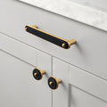 Modern Two-Tone Textured Bar Kitchen Cupboard Handles and Knobs