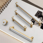 Modern Two-Tone Textured Bar Kitchen Cupboard Handles and Knobs