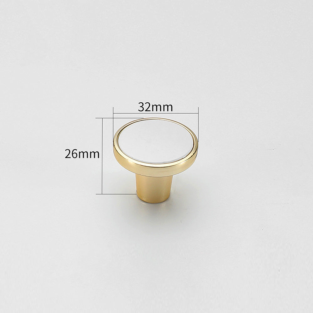 Modern Two-Tone Waisted D Cupboard Handles and Knobs