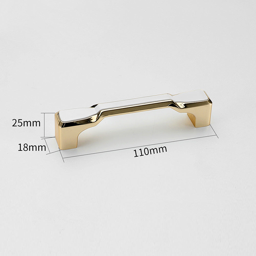 Modern Two-Tone Waisted D Cupboard Handles and Knobs