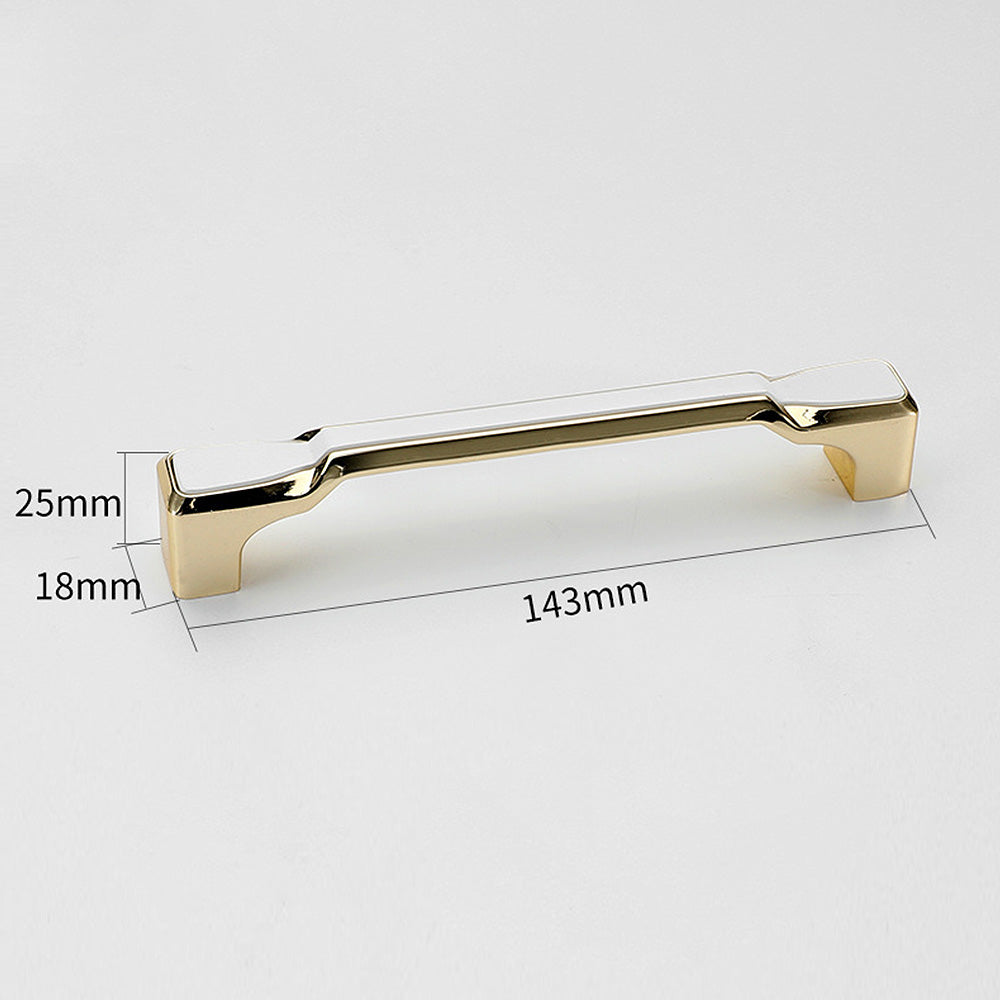 Modern Two-Tone Waisted D Cupboard Handles and Knobs