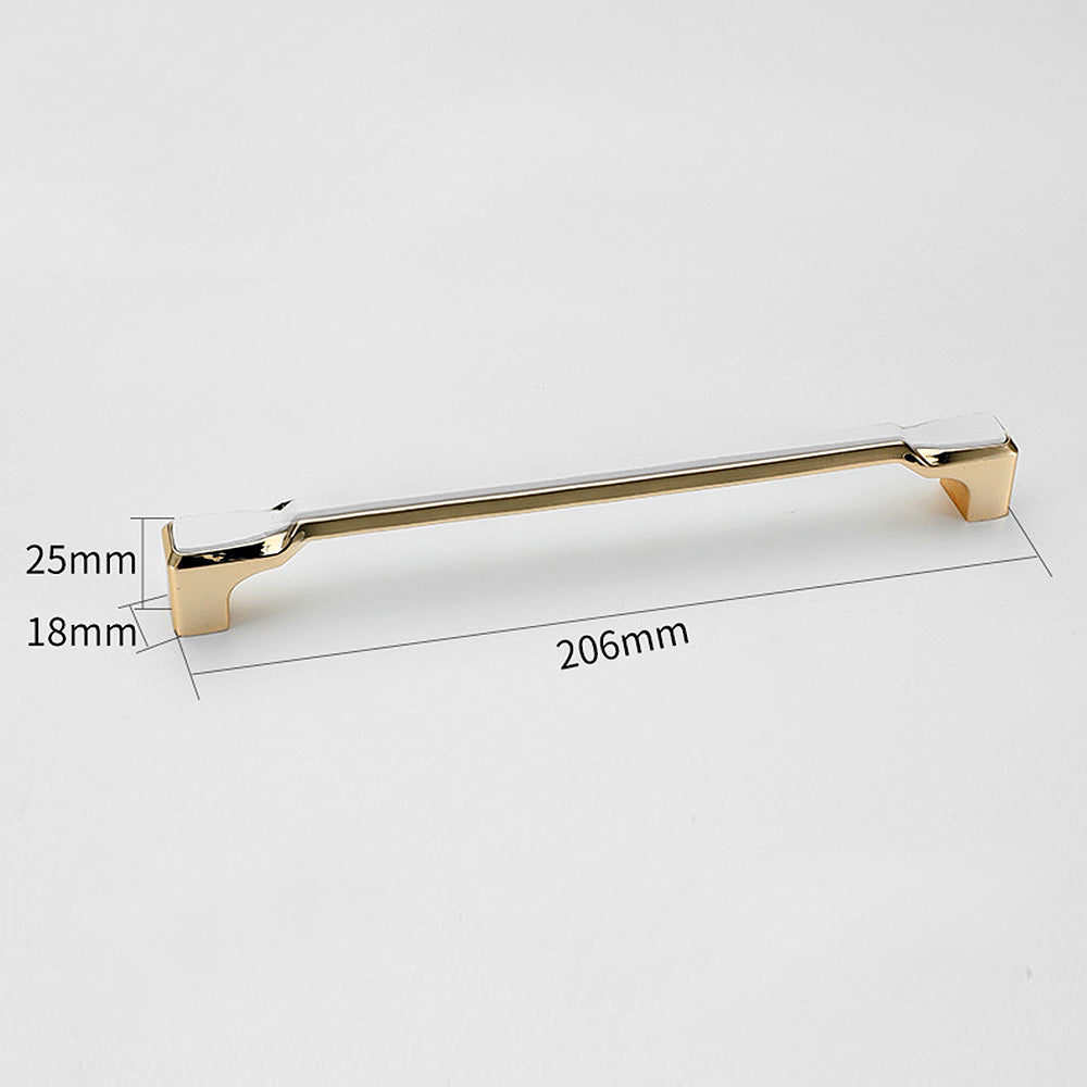 Modern Two-Tone Waisted D Cupboard Handles and Knobs