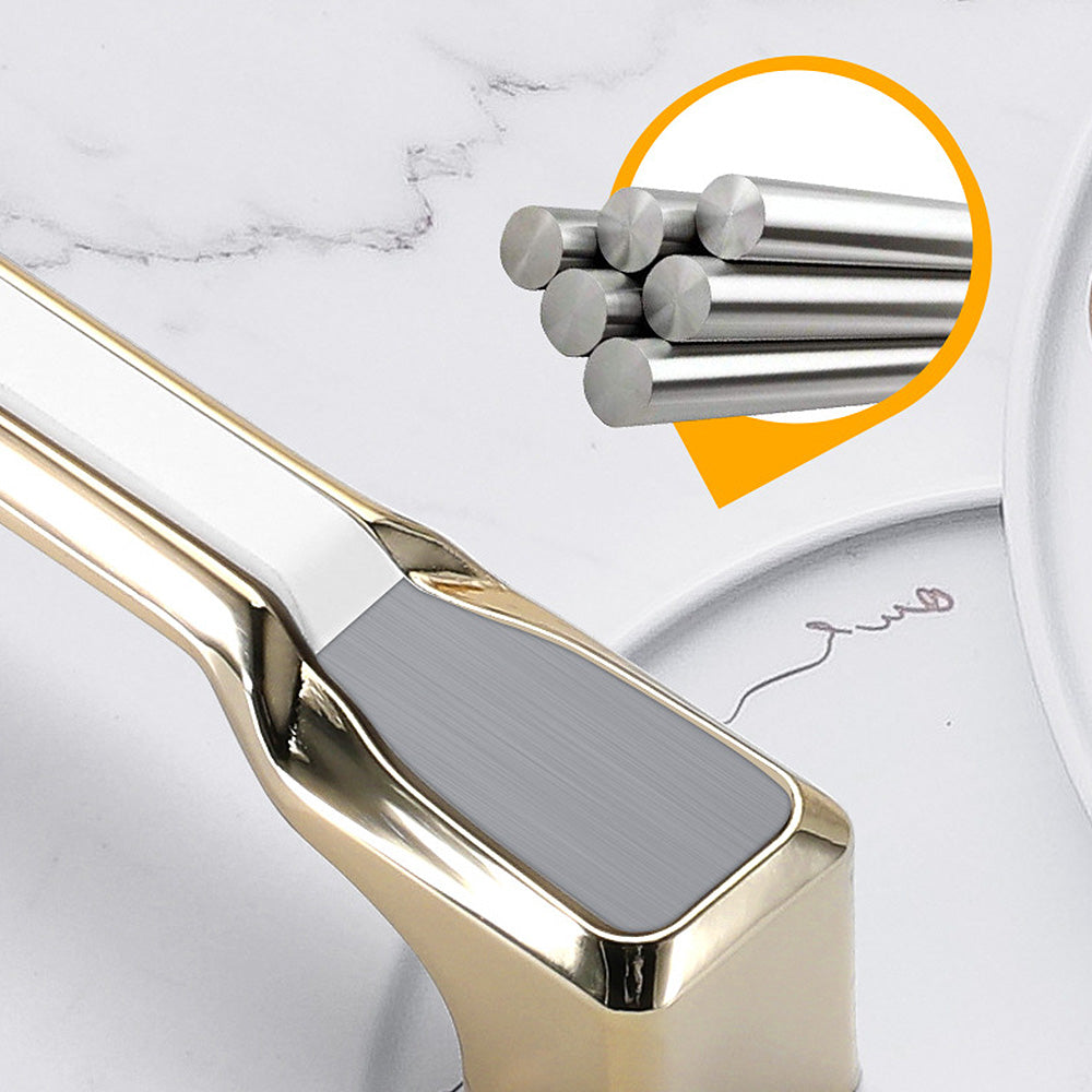 Modern Two-Tone Waisted D Cupboard Handles and Knobs