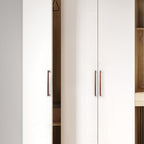 Modern Two-Tone Walnut Bar Kitchen Drawer Handles
