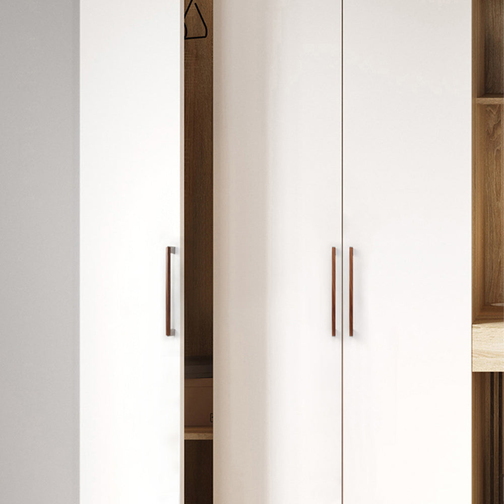 Modern Two-Tone Walnut Bar Kitchen Drawer Handles