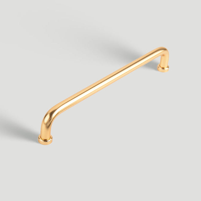 Modern U-Shaped Cupboard Handles in Gold or Black