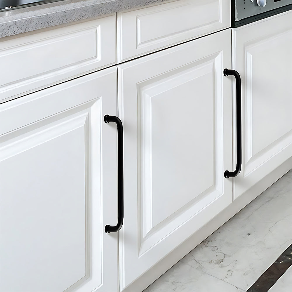 Modern U-Shaped Cupboard Handles in Gold or Black