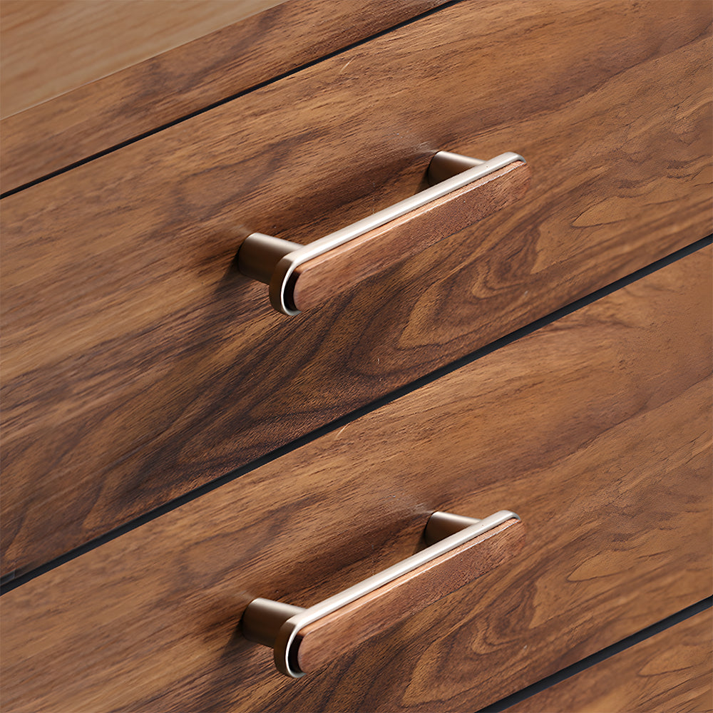 Modern Walnut Bar Cupboard Handles & Knobs