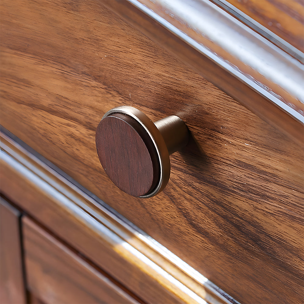 Modern Walnut Bar Cupboard Handles & Knobs