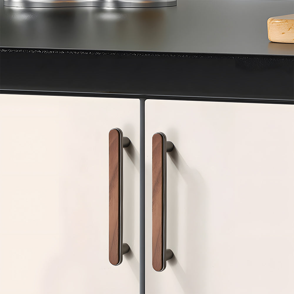 Modern Walnut Bar Cupboard Handles & Knobs