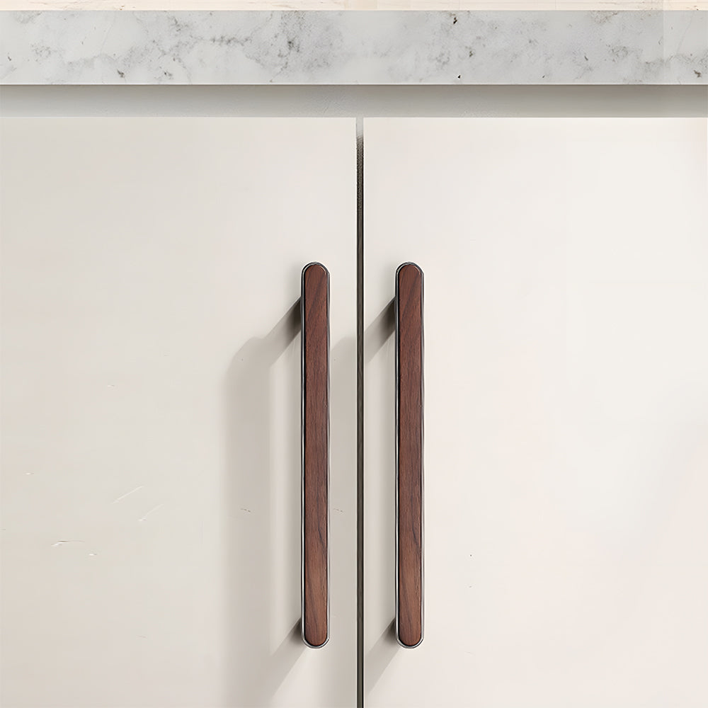 Modern Walnut Bar Cupboard Handles & Knobs