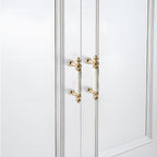 Modern Wavy Ceramic T-Bar Cupboard Handles & Knobs