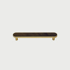 Modern Wood Inlay T-Bar Kitchen Cupboard Handles & Knobs