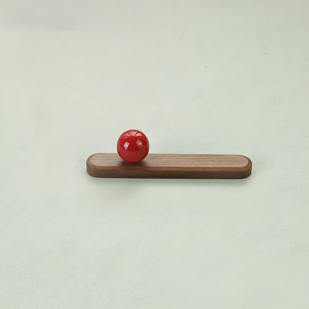 Modern Wooden Cupboard Handles with Ball Knobs