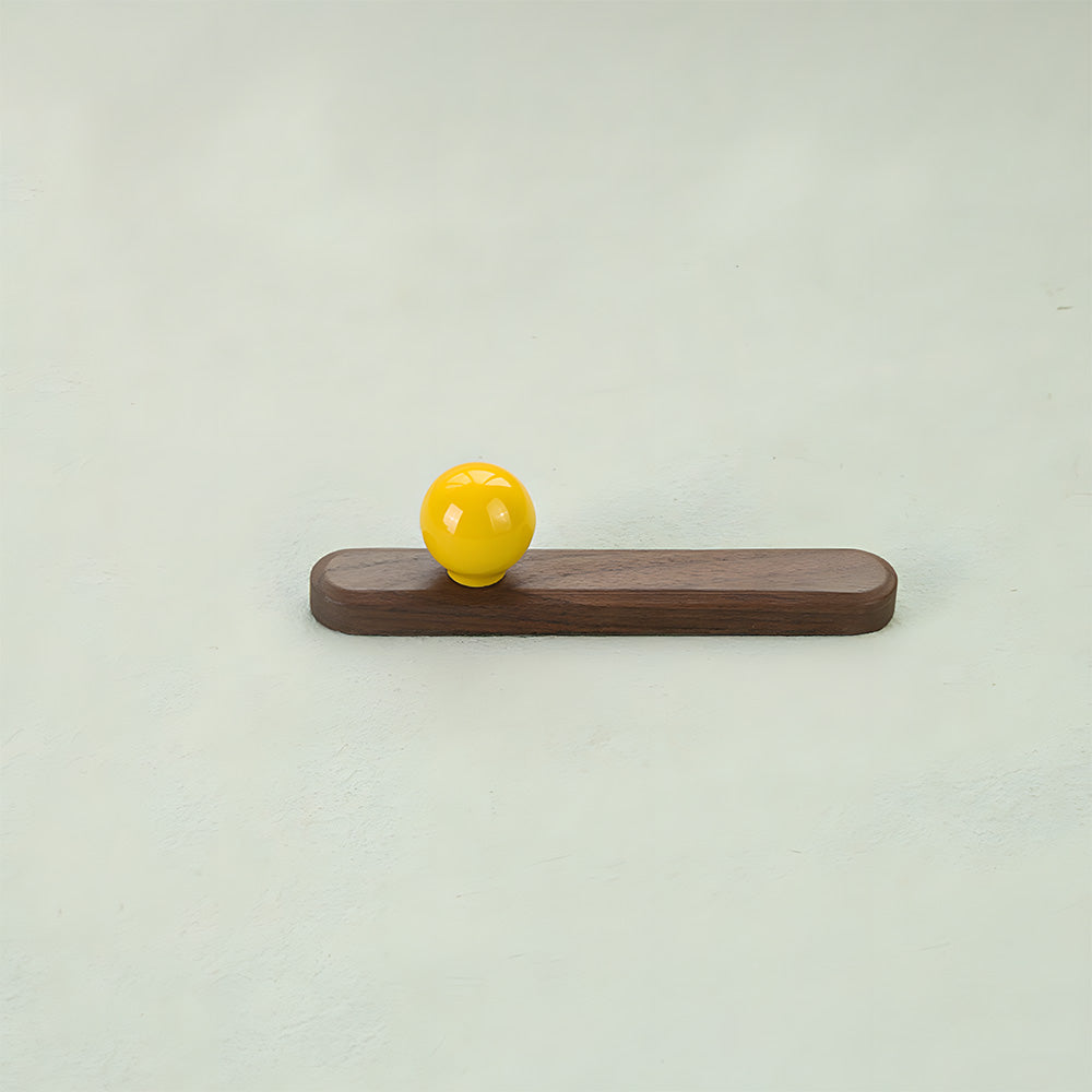 Modern Wooden Cupboard Handles with Ball Knobs
