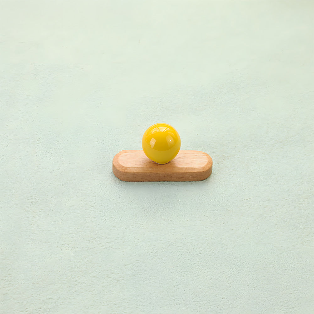 Modern Wooden Cupboard Handles with Ball Knobs